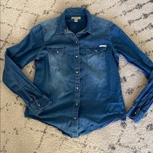 Calvin Klein Jeans Western Denim Button Up